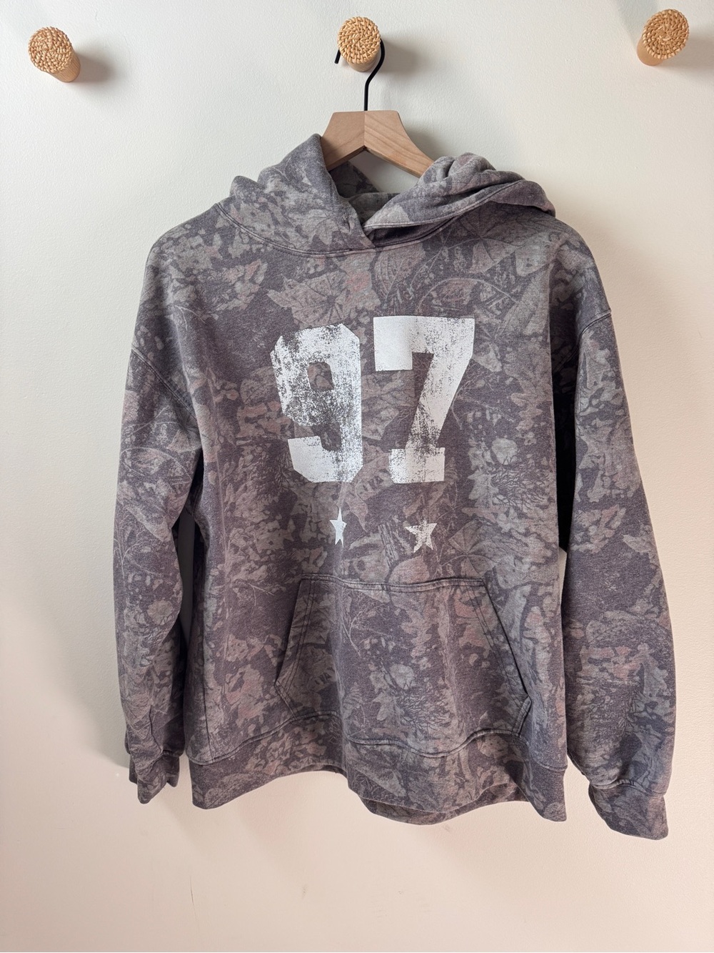 Urban Outfitters Camo Number 97 Graphic Hoodie - Picture 2 of 9